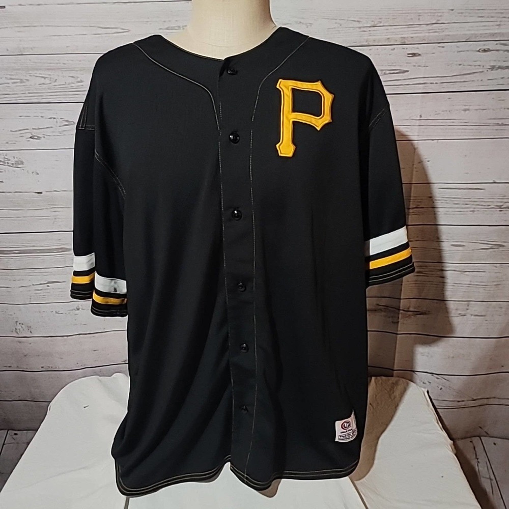 Men's Button Down Pittsburgh Pirates Jersey